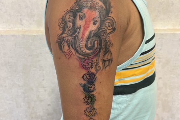 Flower Tattoo design Guptatattoogoa – Gupta Tattoo Goa