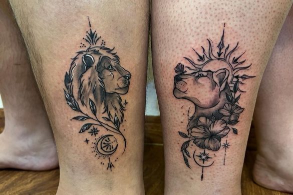 Matching Couples Tattoos For The 6 Perfectly Compatible Zodiac Sign Pairs | Matching  couple tattoos, Couples zodiac tattoos, Couple tattoos